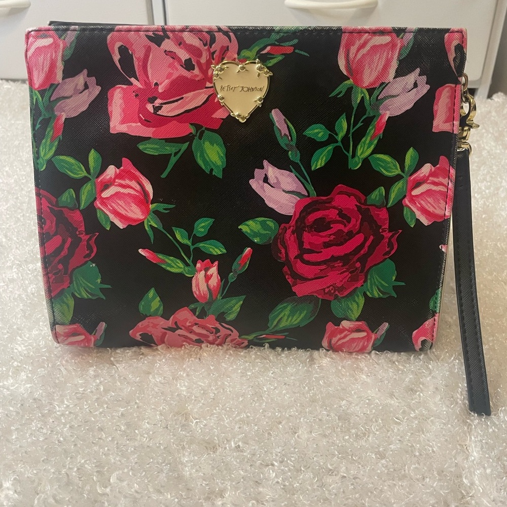 Betsey Johnson Floral Clutch